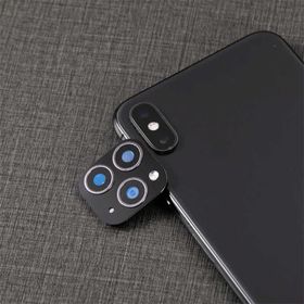 Zore Apple İphone X Cp-01 İphone 11 Pro Max Kamera Lens Dönüştürücü-beyaz