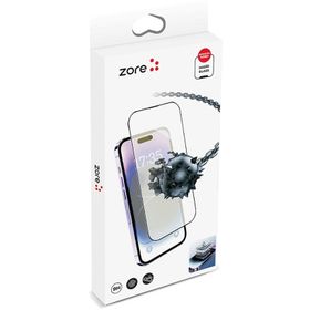 Zore Apple iPhone XR 6.1 Hizalama Aparatlı Hadid Glass Cam Ekran Koruyucu