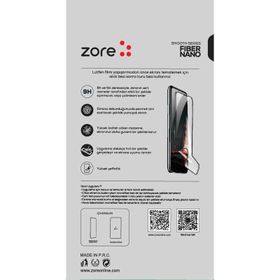 Zore Apple iPhone XS Max 6.5 Fiber Nano Ekran Koruyucu