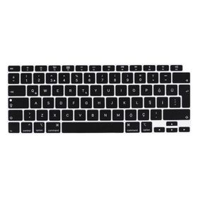 Zore Apple Macbook 13.3 inç Siyah Air M1 Klavye Koruyucu Silikon Ped