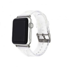 Zore ​​​Apple Watch 38 mm KRD-13 Şeffaf Silikon Kordon