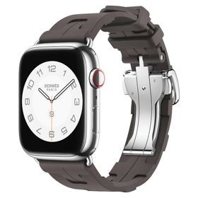 Zore Apple Watch 38 mm Spor Görünümlü KRD-94 Lacivert Silikon Kordon