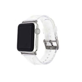 Zore ​​​Apple Watch 7 45 mm KRD-13 Şeffaf Silikon Kordon