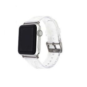 Zore ​​​Apple Watch 7 45 mm KRD-13 Şeffaf Silikon Kordon