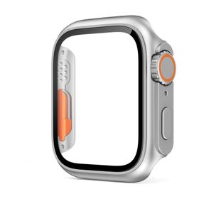 Zore Apple Watch 7 45 mm Watch Ultra 49 mm Watch Gard 25 Kasa Dönüştürücü ve Ekran Koruyucu