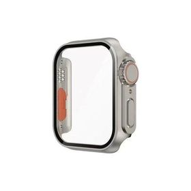 Zore Apple Watch 7 45 mm Watch Ultra 49 mm Watch Gard 27 Kasa Dönüştürücü ve Ekran Koruyucu