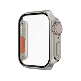 Zore Apple Watch 7 45 mm Watch Ultra 49 mm Watch Gard 27 Kasa Dönüştürücü ve Ekran Koruyucu