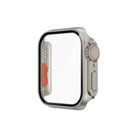 Zore Apple Watch 7 45 mm Watch Ultra 49 mm Watch Gard 27 Kasa Dönüştürücü ve Ekran Koruyucu