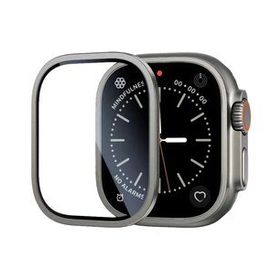Zore Apple Watch Ultra 49 mm Alm-01 Metal Çerçeveli Ekran Koruyucu