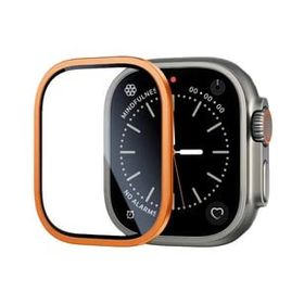 Zore Apple Watch Ultra 49 mm Alm-01 Metal Çerçeveli Ekran Koruyucu