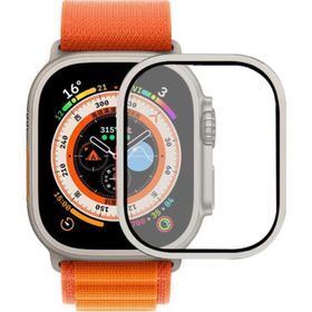 Zore Apple Watch Ultra 49 mm Alm-02 Metal Çerçeveli Ekran Koruyucu