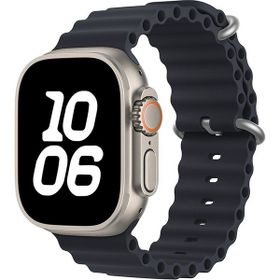 Zore Apple Watch Ultra 49 mm KRD-75 Midnight Silikon Kordon