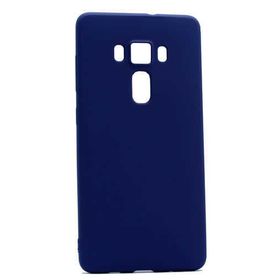 Zore Asus Zenfone 3 Delüxe ZS570KL Thin Premium Kapak Lacivert Silikon Kılıf