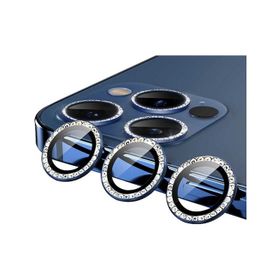 Zore CL-06 Apple iPhone 11 Pro Taşlı Gri Kamera Lens Koruyucu
