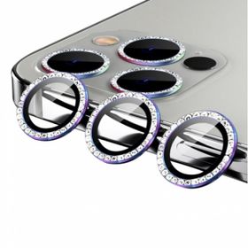 Zore CL-06 Apple iPhone 11 Pro Taşlı Renkli Kamera Lens Koruyucu