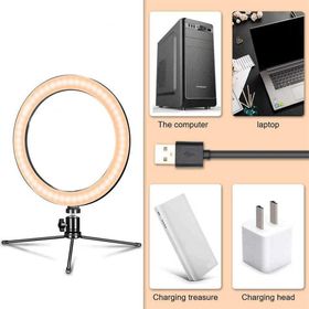 Zore CT-001 Telefon Tutucu Ring Light Işıklı Tripod