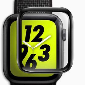 Zore Full Yapışkanlı Siyah Cam Apple Watch 7 41 mm Ekran Koruyucu
