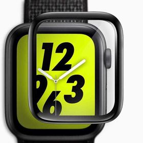 Zore Full Yapışkanlı Siyah Cam Apple Watch 7 41 mm Ekran Koruyucu