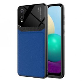 Zore Galaxy A02 Kılıf Emiks Deri Görünümlü Kılıf