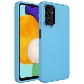 Zore Galaxy A04 Metal Çerçeve ve Buton Tasarımlı Silikon Luna Kapak Kılıf