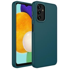 Zore Galaxy A04 Metal Çerçeve ve Buton Tasarımlı Silikon Luna Kapak Kılıf