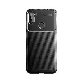 Zore Galaxy A11 Karbon Tasarım Negro Silikon Cep Telefonu Kılıfı