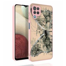 Zore Galaxy A12 Desenli Kamera Korumalı Parlak Nora Kılıf