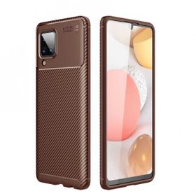 Zore Galaxy A12 Karbon Tasarım Negro Silikon Cep Telefonu Kılıfı