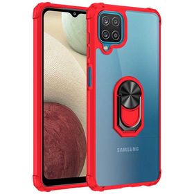 Zore Galaxy A12 Mola Kenar Köşe ve Yüzük Kısımları Renkli Kılıf