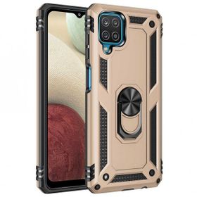 Zore Galaxy A12 Standlı Armor Zırh Vega Silikon Kılıf