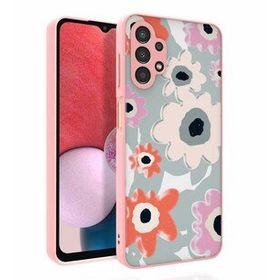 Zore Galaxy A13 4G Desenli Kamera Korumalı Parlak Nora Kapak Kılıf