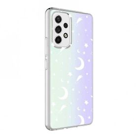 Zore Galaxy A13 4G M-Blue Desenli Kapak Kılıf