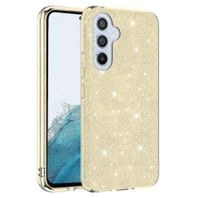 Zore Galaxy A14 Beyaz Shining Simli Silikon Kılıf