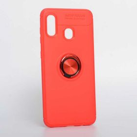 Zore Galaxy A20 Manyetik Yüzüklü Ravel Silikon Kılıf