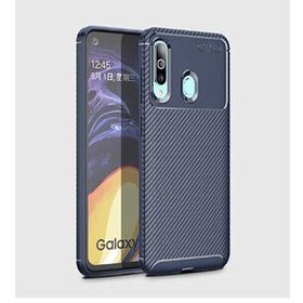 Zore Galaxy A20S Karbon Tasarım Negro Silikon Cep Telefonu Kılıfı