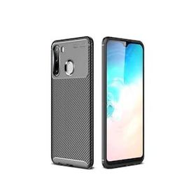 Zore Galaxy A21 Karbon Tasarım Negro Silikon Cep Telefonu Kılıfı