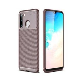 Zore Galaxy A21 Karbon Tasarım Negro Silikon Cep Telefonu Kılıfı