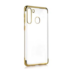 Zore Galaxy A21S Dört Köşeli Lazer Silikon Kılıf
