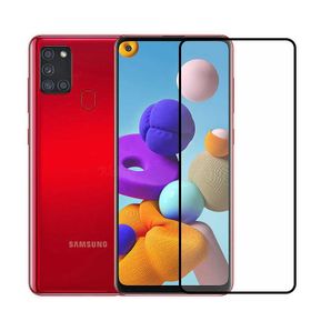 Zore Galaxy A21S Kenarları Kırılmaya Dayanıklı Cam Ekran Koruyucu