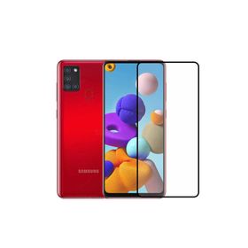 Zore Galaxy A21S Kenarları Kırılmaya Dayanıklı Cam Ekran Koruyucu