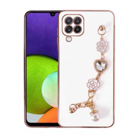 Zore Galaxy A22 4G El Tutamaçlı Kamera Korumalı Taka Silikon Kapak Kılıf