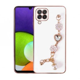 Zore Galaxy A22 4G El Tutamaçlı Kamera Korumalı Taka Silikon Kapak Kılıf