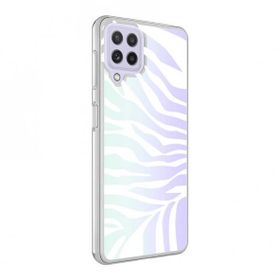 Zore Galaxy A22 4G M-Blue Desenli Kapak Kılıf