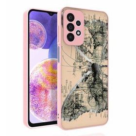 Zore Galaxy A23 Desenli Kamera Korumalı Parlak Nora Kapak Kılıf