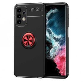 Zore Galaxy A23 Ravel Yüzüklü Magnetic Standlı Silikon Kapak Kılıf