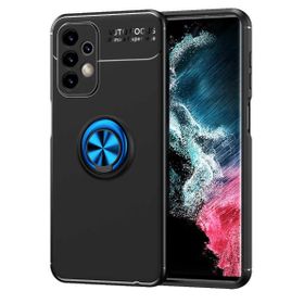 Zore Galaxy A23 Ravel Yüzüklü Magnetic Standlı Silikon Kapak Kılıf