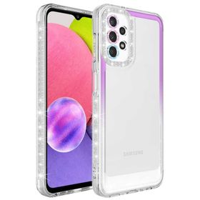 Zore Galaxy A23 Simli ve Renk Geçiş Tasarımlı Lens Korumalı Park Kapak Kılıf