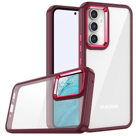 Zore Galaxy A24 Lacivert Flora Buton,Kenar Çevresi Renkli Kılıf