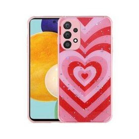 Zore Galaxy A33 5G Kılıf Simli Desenli Kamera Korumalı Parlak Popy Kapak