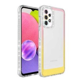 Zore Galaxy A52 Simli ve Renk Geçiş Tasarımlı Lens Korumalı Park Kapak Kılıf